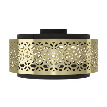 Eglo Sandbach fekete-sárgaréz mennyezeti lámpa (EG-43979) E27 1 izzós IP20