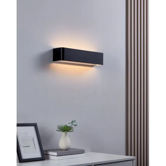 Eglo Sania 4 fekete-fehér LED fali lámpa (EG-901018) LED 1 izzós IP20