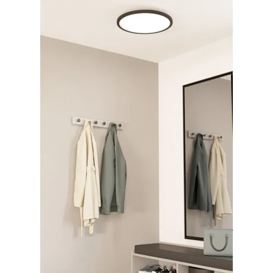 Eglo Sarsina-Z fekete LED mennyezeti lámpa (EG-900761) LED 1 izzós IP20