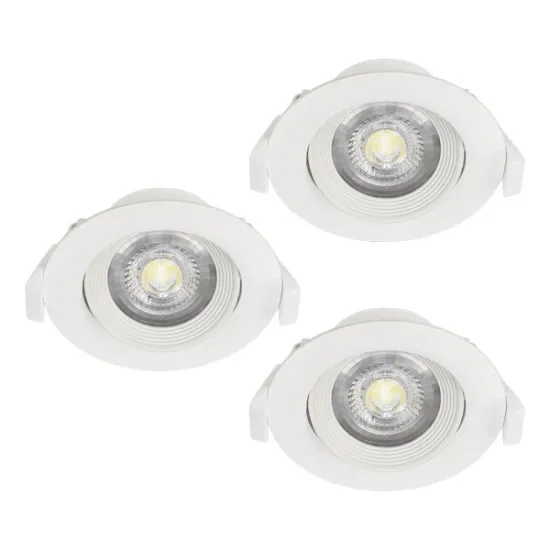 Eglo Sartiano fehér LED mennyezetbe építhető lámpa (EG-32896) LED 3 izzós IP20