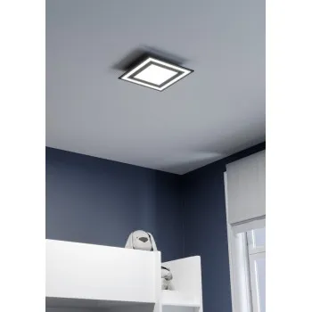 Eglo Savatarila fekete LED mennyezeti lámpa (EG-99038) LED 1 izzós IP20