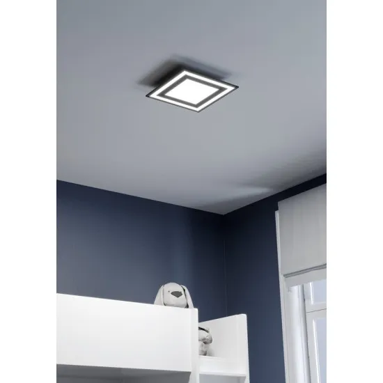 Eglo Savatarila fekete LED mennyezeti lámpa (EG-99038) LED 1 izzós IP20