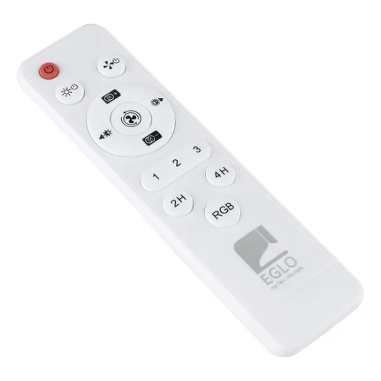 Eglo Sayulita 1 fehér-fekete LED mennyezeti ventilátoros lámpa (EG-35216) LED 2 izzós IP20