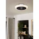 Eglo Sayulita 1 fehér-fekete LED mennyezeti ventilátoros lámpa (EG-35234) LED 1 izzós IP20