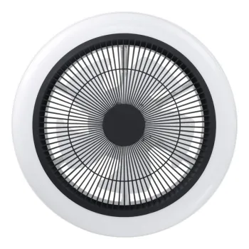 Eglo Sayulita fehér-fekete LED mennyezeti ventilátoros lámpa (EG-35198) LED 1 izzós IP20