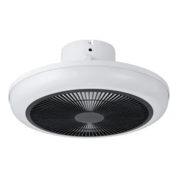 Eglo Sayulita fehér-fekete LED mennyezeti ventilátoros lámpa (EG-35198) LED 1 izzós IP20