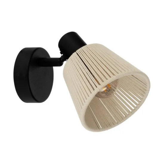 Eglo Seagard fekete fali spotlámpa (EG-44138) E14 1 izzós IP20