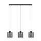 Eglo Segovia fekete függesztett lámpa (EG-900738) E27 3 izzós IP20