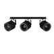 Eglo Segovia fekete mennyezeti spotlámpa (EG-900742) E27 3 izzós IP20