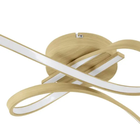 Eglo Selvina 2 natúr LED mennyezeti lámpa (EG-901103) LED 1 izzós IP20