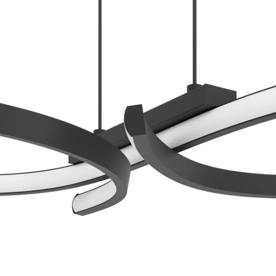 Eglo Serpins fekete LED függesztett lámpa (EG-901267) LED 1 izzós IP20