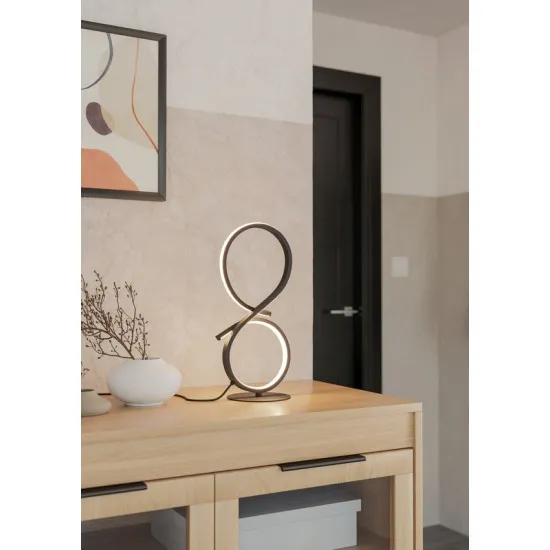 Eglo Serpins fekete LED asztali lámpa (EG-901269) LED 1 izzós IP20