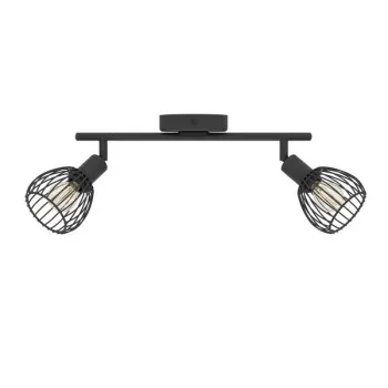 Eglo Sonnino fekete mennyezeti spotlámpa (EG-901039) E14 2 izzós IP20