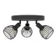 Eglo Sonnino fekete mennyezeti spotlámpa (EG-901041) E14 3 izzós IP20