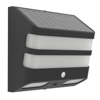 Eglo Stiappa fekete LED napelemes kültéri fali lámpa (EG-901084) SOLAR-LED 1 izzós IP44