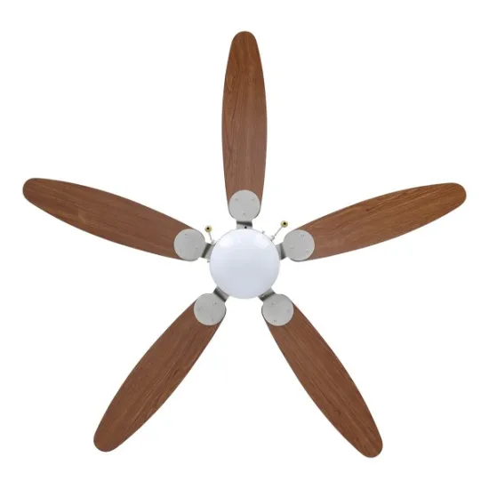 Eglo Susale matt nikkel-barna mennyezeti ventilátoros lámpa (EG-35042) E14 1 izzós IP20