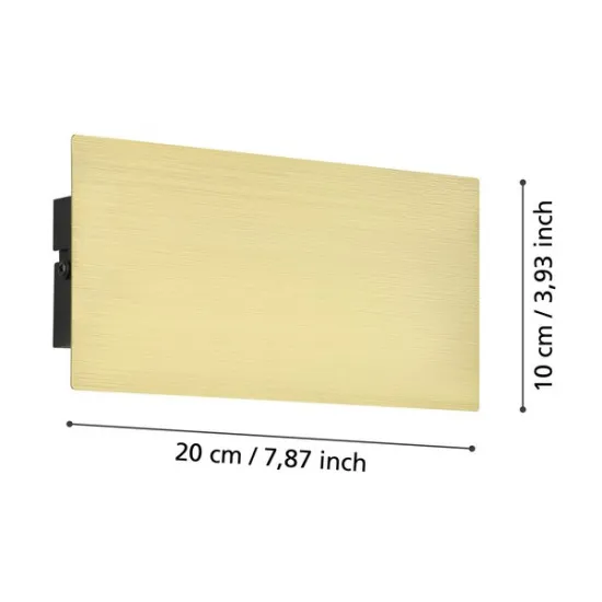 Eglo Talamello arany LED fali lámpa (EG-901199) LED 1 izzós IP20