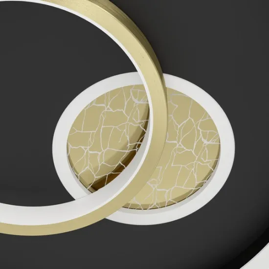 Eglo Tiriolo fekete-arany LED fali/mennyezeti lámpa (EG-901244) LED 2 izzós IP20