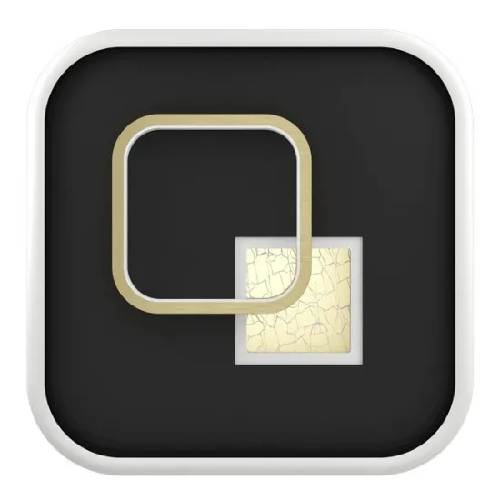 Eglo Tiriolo fekete-arany LED fali/mennyezeti lámpa (EG-901245) LED 2 izzós IP20