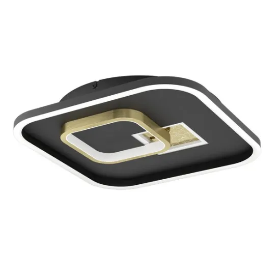 Eglo Tiriolo fekete-arany LED fali/mennyezeti lámpa (EG-901245) LED 2 izzós IP20