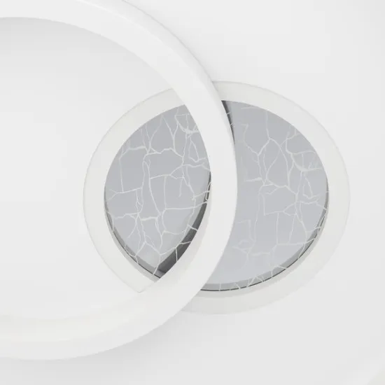 Eglo Tiriolo fehér-ezüst LED fali/mennyezeti lámpa (EG-901246) LED 2 izzós IP20