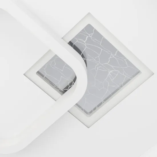 Eglo Tiriolo fehér-ezüst LED fali/mennyezeti lámpa (EG-901247) LED 2 izzós IP20