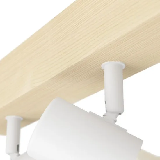 Eglo Townshend 3 fehér-natúr mennyezeti spotlámpa (EG-99484) E27 3 izzós IP20