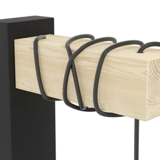 Eglo Townshend 5 natúr-fekete falikar (EG-44078) E27 1 izzós IP20