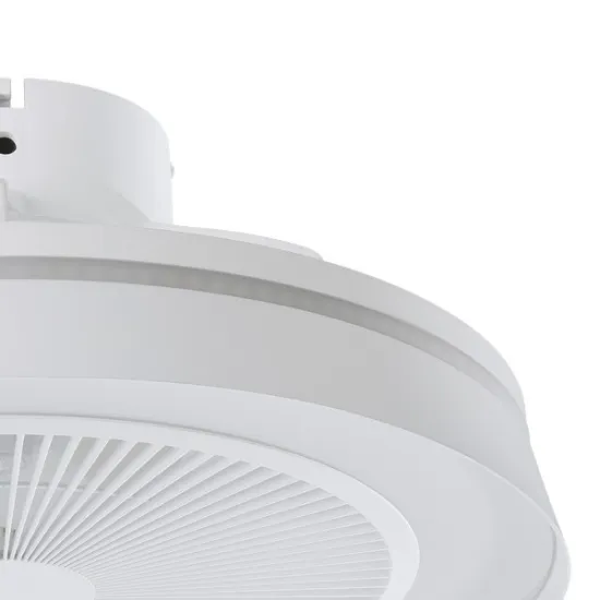 Eglo Vallonia 1 matt fehér LED mennyezeti ventilátoros lámpa (EG-35218) LED 2 izzós IP20