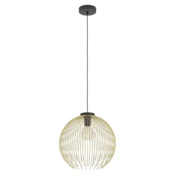 Eglo Venezuela fekete-arany függesztett lámpa (EG-901003) E27 1 izzós IP20