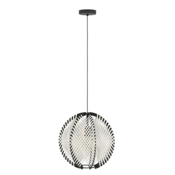 Eglo Waverton fekete függesztett lámpa (EG-44005) E27 1 izzós IP20