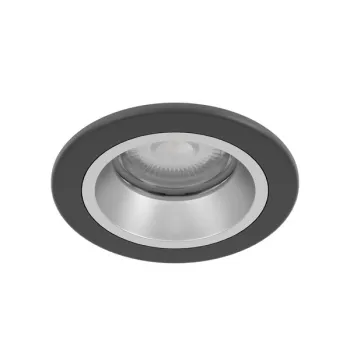 Eglo Yebra fekete fürdőszobai LED mennyezetbe építhető lámpa (EG-902296) LED 1 izzós IP44