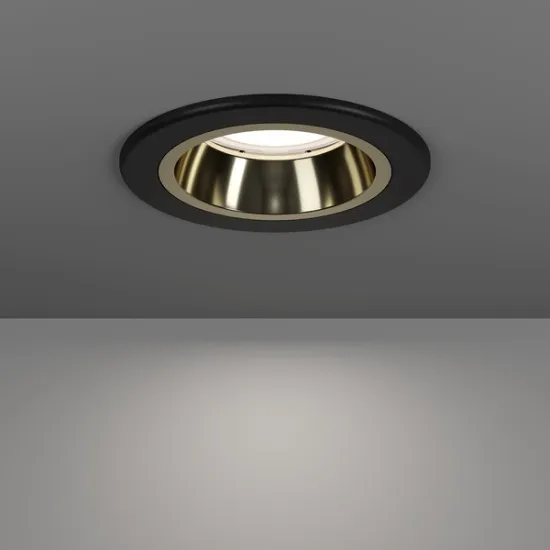 Eglo Yebra fekete fürdőszobai LED mennyezetbe építhető lámpa (EG-902296) LED 1 izzós IP44