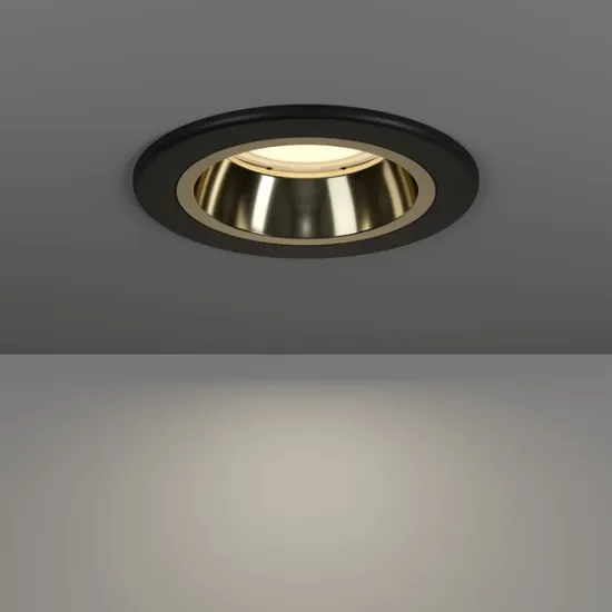 Eglo Yebra fekete fürdőszobai LED mennyezetbe építhető lámpa (EG-902296) LED 1 izzós IP44