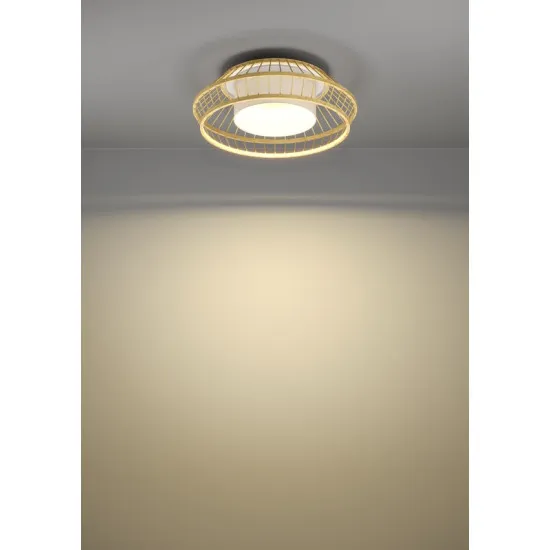 Eglo Yuku-Z natúr-fehér LED mennyezeti lámpa (EG-900841) LED 1 izzós IP20