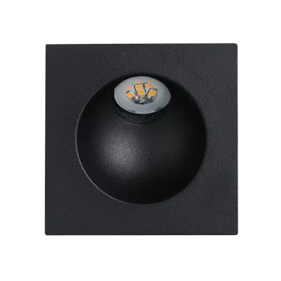 Eglo Zarate fekete LED lépcsővilágító lámpa (EG-900251) LED 1 izzós IP20