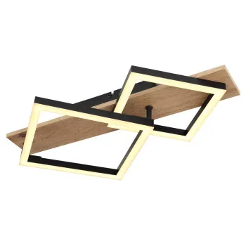 Globo Beatrix fekete-barna LED mennyezeti lámpa (GLO-67294D1) LED 1 izzós IP20