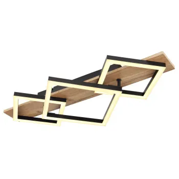 Globo Beatrix fekete-barna LED mennyezeti lámpa (GLO-67294D2) LED 1 izzós IP20