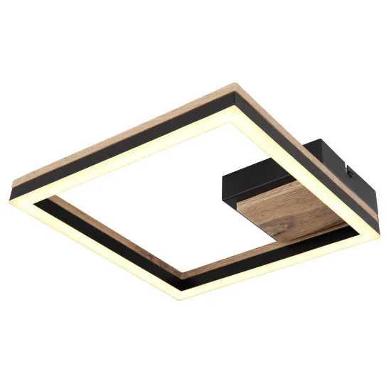 Globo Beatrix fekete-barna LED mennyezeti lámpa (GLO-67297D) LED 1 izzós IP20