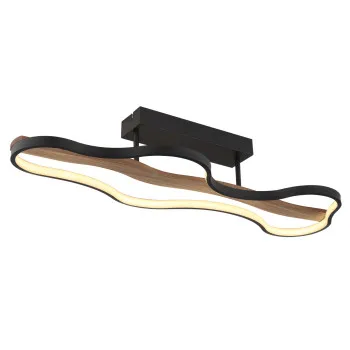 Globo Bezzy fekete LED mennyezeti lámpa (GLO-67181D) LED 1 izzós IP20