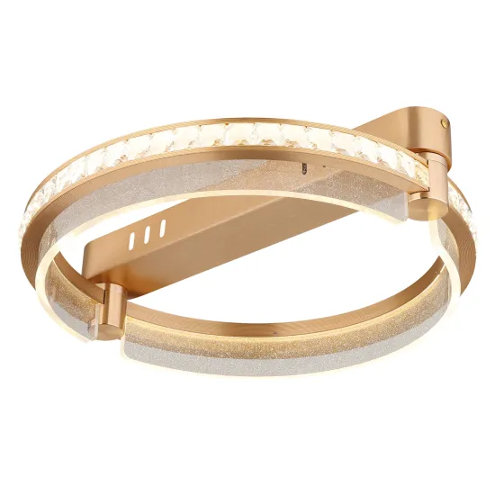 Globo Blondie arany-átlátszó kristály LED mennyezeti lámpa (GLO-67196-36) LED 1 izzós IP20