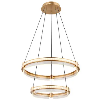 Globo Blondie arany-átlátszó kristály LED függesztett lámpa (GLO-67196-78H) LED 1 izzós IP20