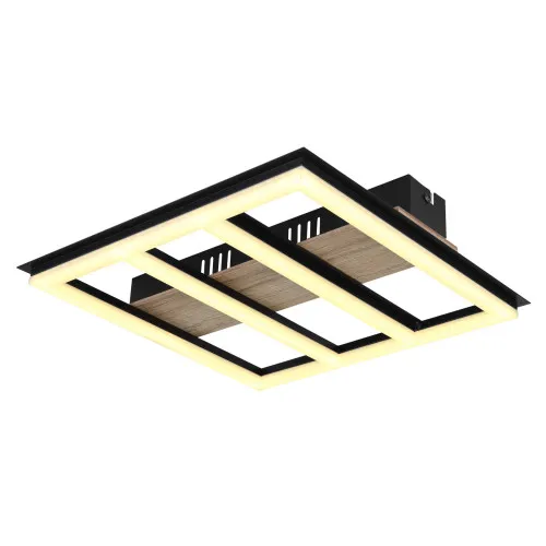 Globo Froomy fekete-opál LED mennyezeti lámpa (GLO-67291-18) LED 1 izzós IP20