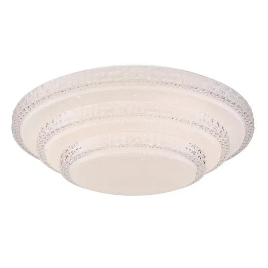 Globo Magnifique fehér távirányítós okos LED mennyezeti lámpa (GLO-48005FSH-30) LED 1 izzós IP20