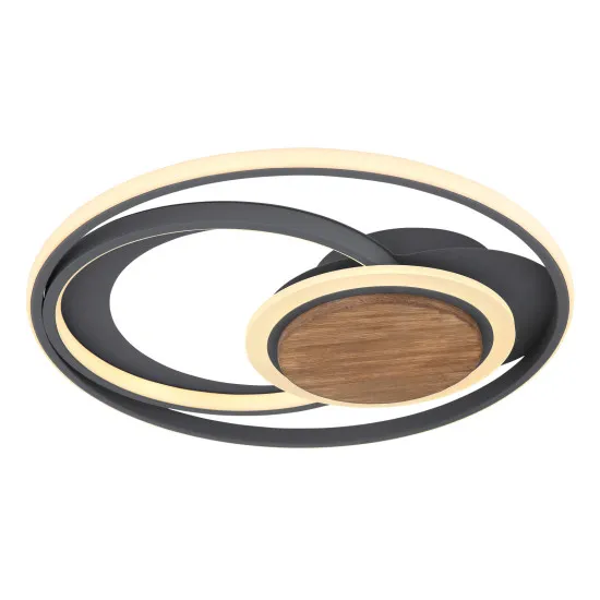 Globo Nirra szürke-opál LED mennyezeti lámpa (GLO-67256-45) LED 1 izzós IP20