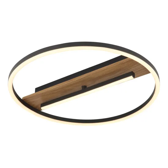 Globo Pikara barna-fekete LED mennyezeti lámpa (GLO-67321-24) LED 1 izzós IP20