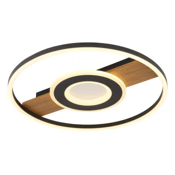 Globo Pikara barna-fekete LED mennyezeti lámpa (GLO-67323-24) LED 1 izzós IP20