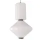 Maxlight Akiko fekete-opál LED függesztett lámpa (MAX-P0467) LED 1 izzós IP20