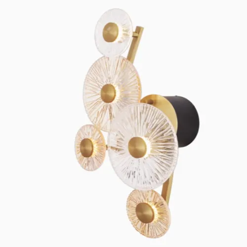 Maxlight Allure matt arany LED fali lámpa (MAX-W0357) LED 5 izzós IP20