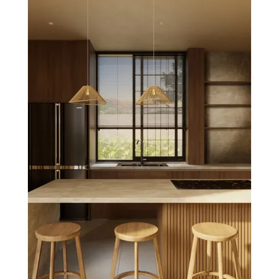 Maxlight Amalfi I natúr-fehér függesztett lámpa (MAX-P0577) E27 1 izzós IP20